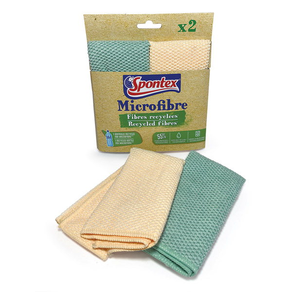 Eco Microfibre Cloths 2s